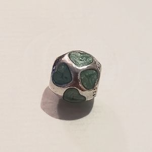 Authentic Pandora Blue Hearts charm